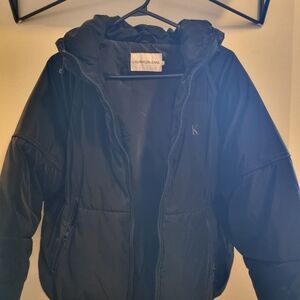 Calvin Klein Jeans Black Hooded Jacket